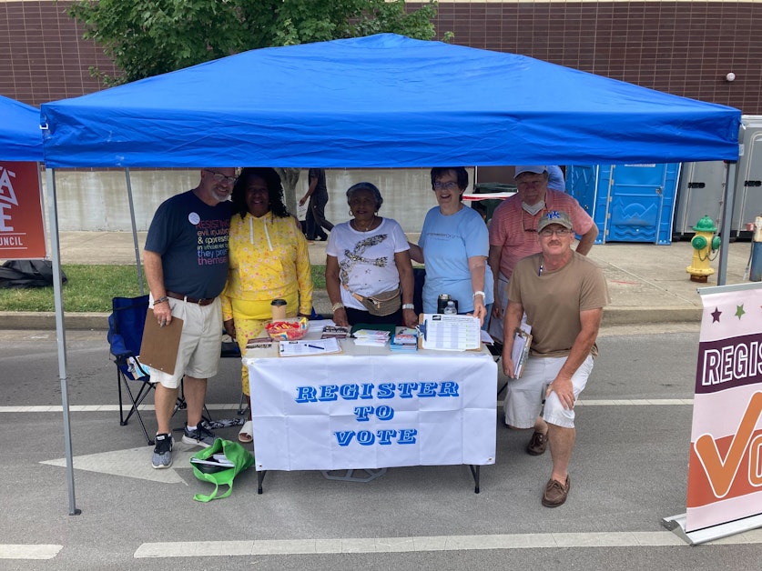 KFTC Table at Lexington Roots & Heritage Festival · Kentuckians For The